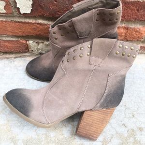 Steve Madden Suede Ankle Boots 7.5